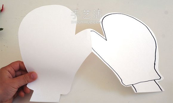 幼兒園手工制作冬天手套掛飾的做法教程 -  itrip.net.cn