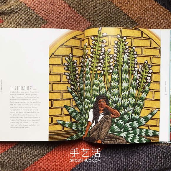 生動(dòng)又細(xì)致！手工縫制刺繡插畫書作品 -  itrip.net.cn