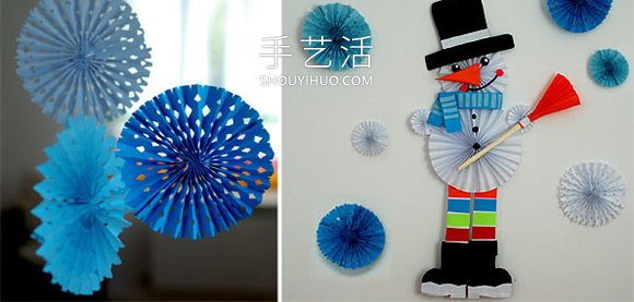 幼兒園手工制作卡紙雪人的做法教程 -  itrip.net.cn