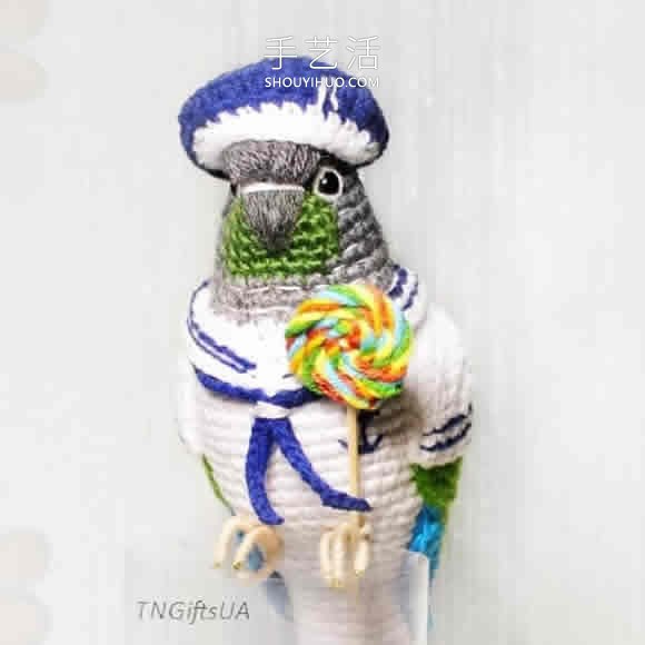 栩栩如生的鳥兒！手工鉤織精致小鳥作品圖片 -  itrip.net.cn