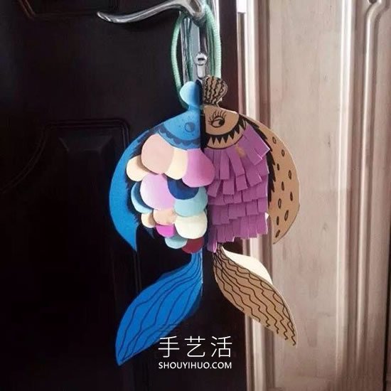 兒童手工制作年年有余掛飾的做法教程 -  itrip.net.cn