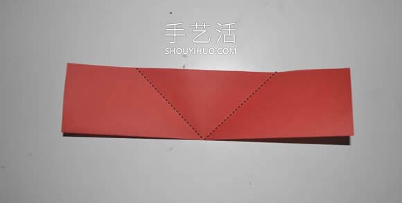 簡單手工折紙心形書簽的折法圖解步驟 -  itrip.net.cn