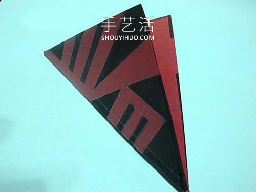 剪紙手工制作新年春字掛飾的做法教程 -  itrip.net.cn