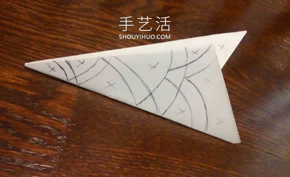 簡單剪紙六瓣花窗花的剪法圖解教程 -  itrip.net.cn