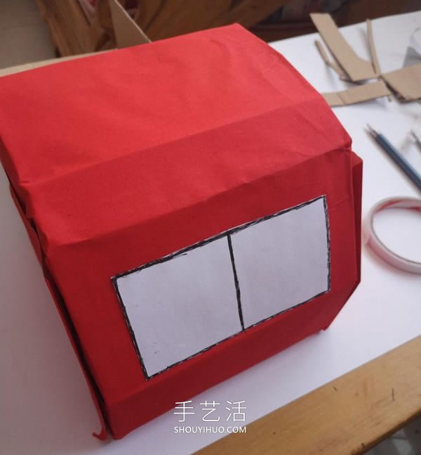 兒童廢物利用手工制作油罐車的做法教程 -  itrip.net.cn
