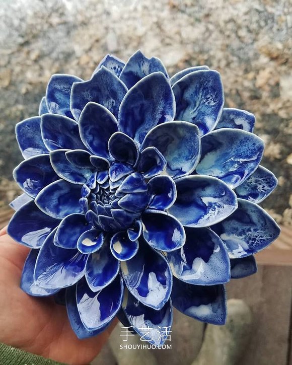 精美的手工瓷花！看起來像真正的美麗花朵 -  itrip.net.cn