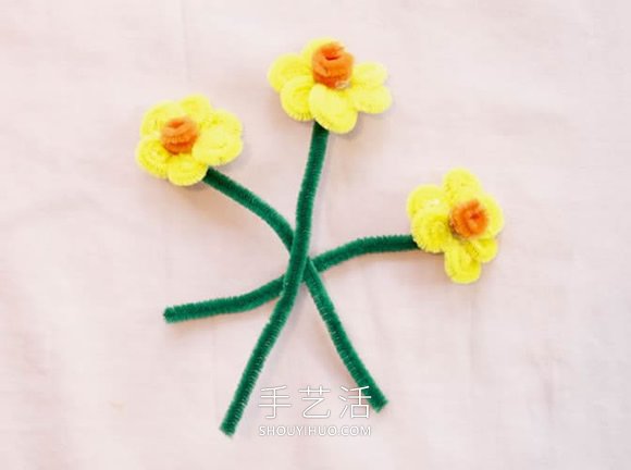 兒童手工制作扭扭棒水仙花的做法教程 -  itrip.net.cn