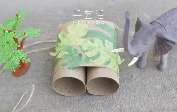 衛(wèi)生紙卷筒手工制作雙筒望遠(yuǎn)鏡的做法教程 -  itrip.net.cn