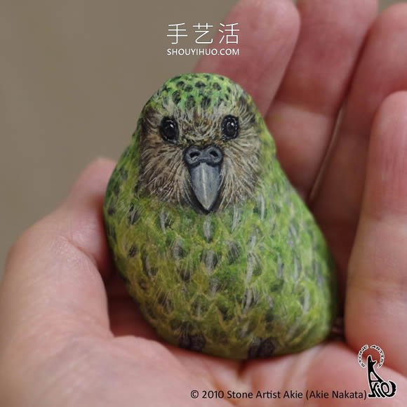 日本藝術(shù)家將普通石頭轉(zhuǎn)變?yōu)楦叨缺普娴膭游?-  itrip.net.cn