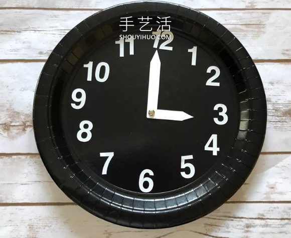 幼兒園手工時(shí)鐘玩教具制作圖片 -  itrip.net.cn