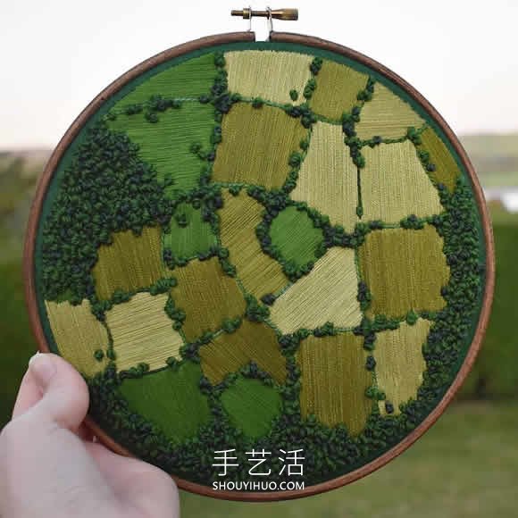 充滿活力的空中刺繡！捕捉了英國農(nóng)田的美麗 -  itrip.net.cn