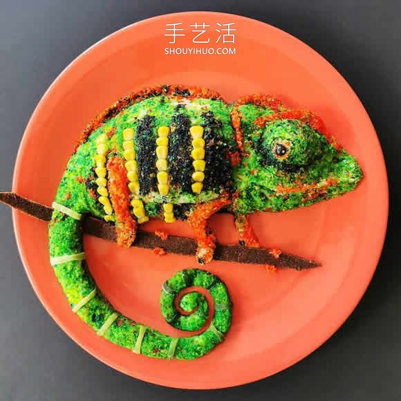 食品造型師精心制作美味的可食用菜肴擺盤 -  itrip.net.cn