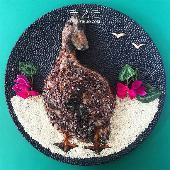 食品造型師精心制作美味的可食用菜肴擺盤 -  itrip.net.cn