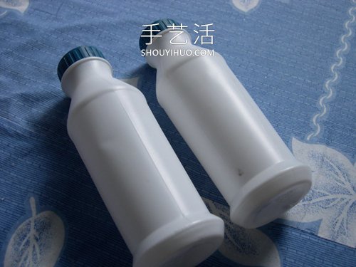 酸奶瓶手工制作小花籃的做法教程 -  itrip.net.cn