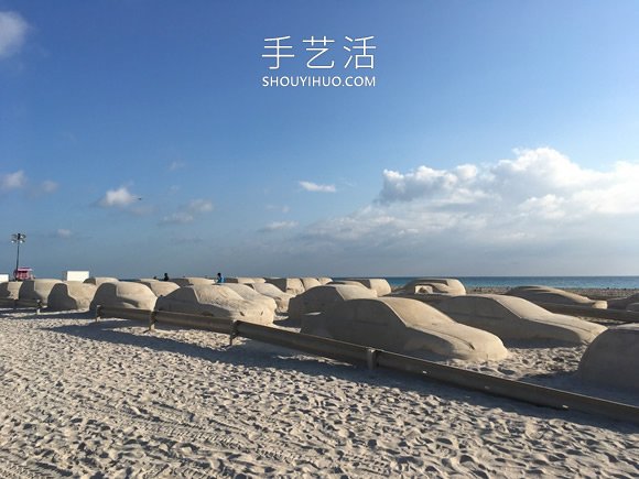 海灘上的交通擁堵！沙雕藝術(shù)呼喚警惕氣候變化 -  itrip.net.cn