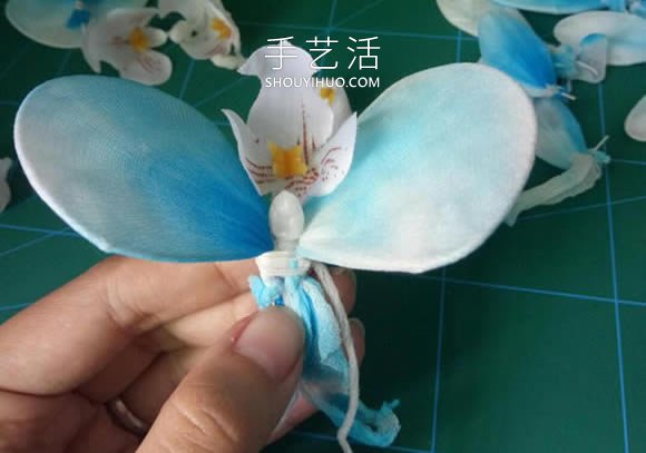 絲網(wǎng)花蝴蝶蘭的制作方法步驟圖解教程 -  itrip.net.cn