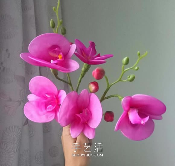 絲網(wǎng)花蝴蝶蘭的制作方法步驟圖解教程 -  itrip.net.cn