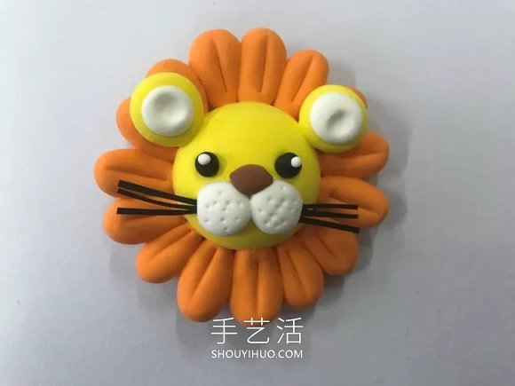 橡皮泥獅子一家的做法制作步驟圖片 -  itrip.net.cn