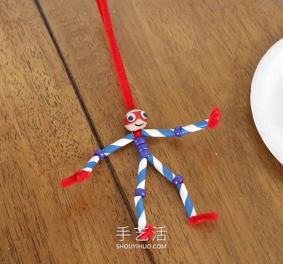 扭扭棒超人手工制作步驟教程圖片 -  itrip.net.cn