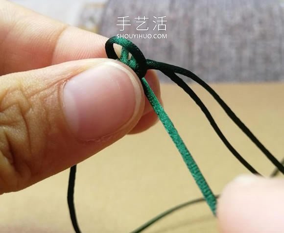桃花結(jié)手鏈編法圖解教程從頭到尾 -  itrip.net.cn