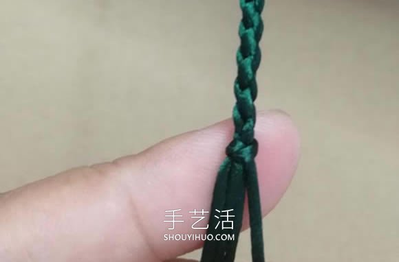 桃花結(jié)手鏈編法圖解教程從頭到尾 -  itrip.net.cn
