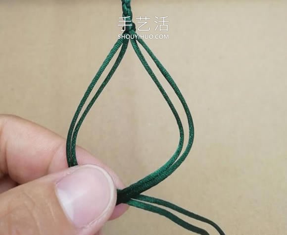 桃花結(jié)手鏈編法圖解教程從頭到尾 -  itrip.net.cn