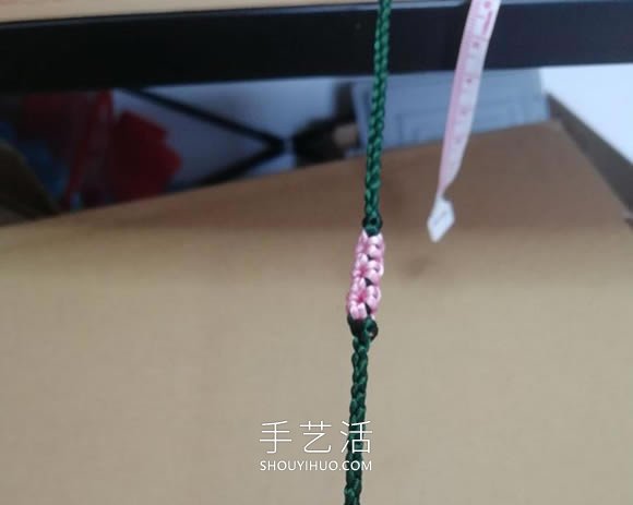 桃花結(jié)手鏈編法圖解教程從頭到尾 -  itrip.net.cn