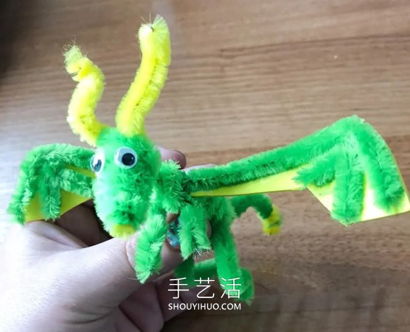 幼兒園扭扭棒翼龍手工制作方法圖片 -  itrip.net.cn