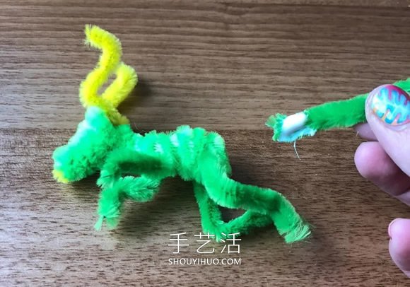 幼兒園扭扭棒翼龍手工制作方法圖片 -  itrip.net.cn