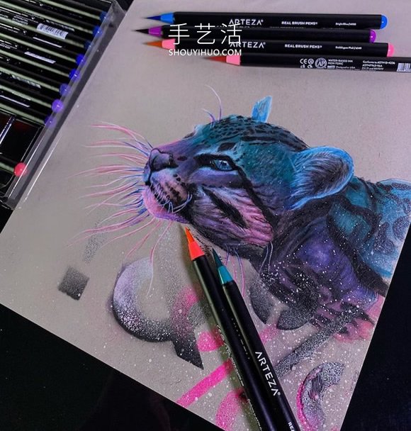 會“發(fā)光”的插圖，警醒人們保護瀕臨滅絕的動物 -  itrip.net.cn