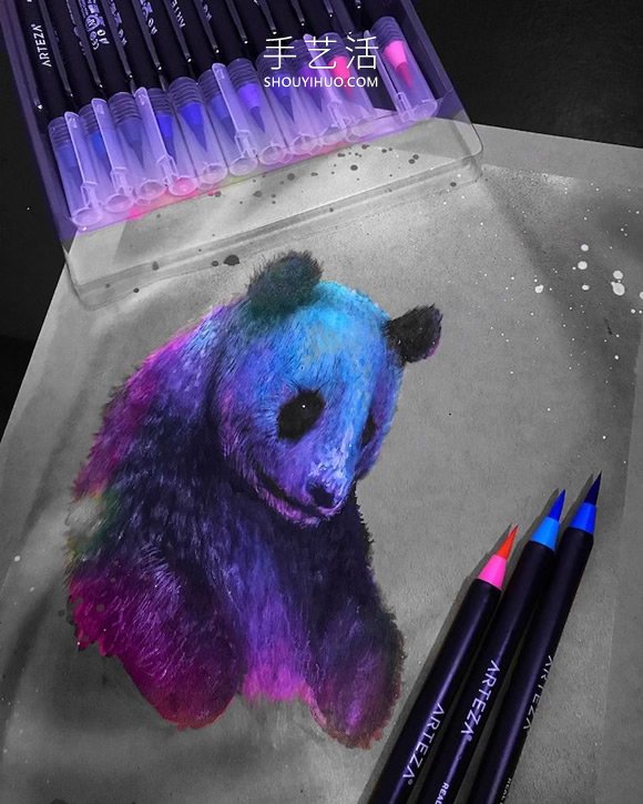 會“發(fā)光”的插圖，警醒人們保護瀕臨滅絕的動物 -  itrip.net.cn