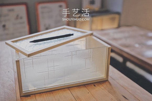 絕美木窗花工藝做成的臺燈、紙巾盒作品欣賞 -  itrip.net.cn