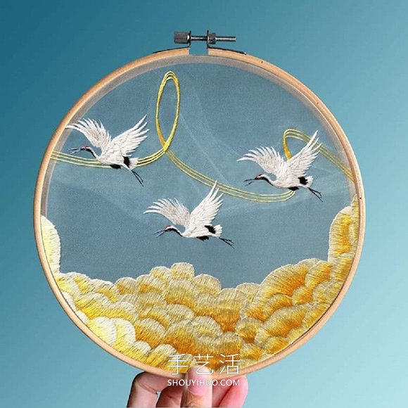 精致花鳥刺繡圖片！針線勾勒出絕美孔雀、花蝶 -  itrip.net.cn