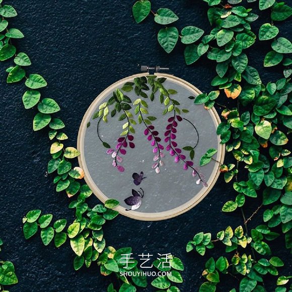 精致花鳥刺繡圖片！針線勾勒出絕美孔雀、花蝶 -  itrip.net.cn