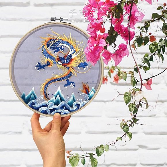 精致花鳥刺繡圖片！針線勾勒出絕美孔雀、花蝶 -  itrip.net.cn