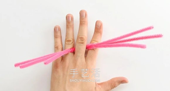 扭扭棒小雛菊戒指制作教程 -  itrip.net.cn