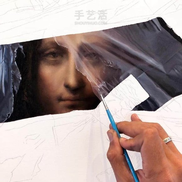 像是用塑料薄膜包裹！令人難以置信的逼真繪畫 -  itrip.net.cn