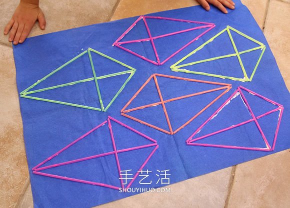 簡單吸管風箏手工制作圖解教程 -  itrip.net.cn