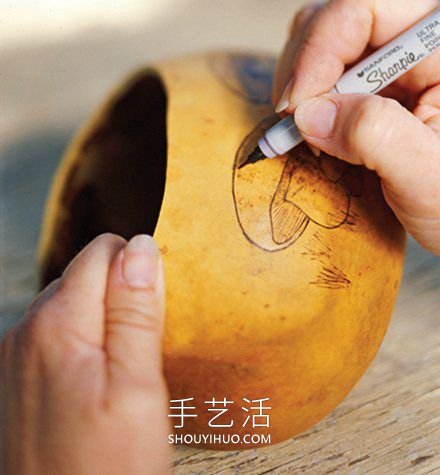 手工雕刻葫蘆的方法制作過程 -  itrip.net.cn