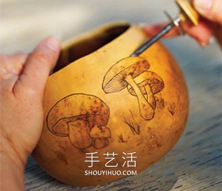 手工雕刻葫蘆的方法制作過程 -  itrip.net.cn
