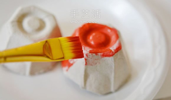 蛋盒手工制作瓢蟲的教程 -  itrip.net.cn