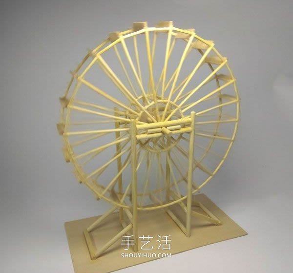 迷你水車模型制作方法帶圖紙 -  itrip.net.cn