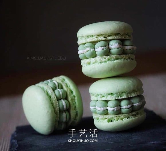 她將普通的馬卡龍變成精美的可食用雕塑！ -  itrip.net.cn