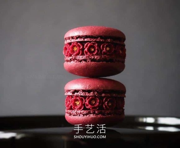 她將普通的馬卡龍變成精美的可食用雕塑！ -  itrip.net.cn