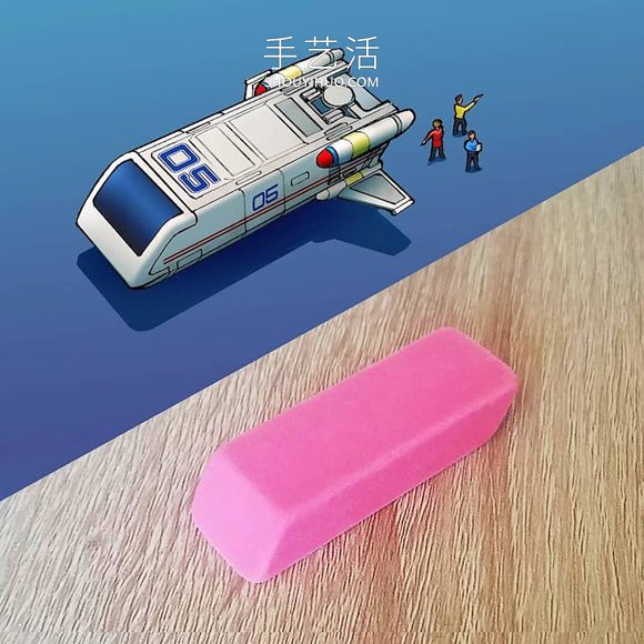 日常家用物品重構(gòu)！壯觀的太空飛船圖紙設(shè)計 -  itrip.net.cn