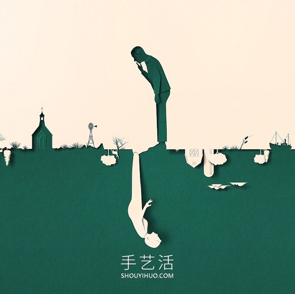 這些“紙”插圖展示全球變暖影響美國(guó)人的生活 -  itrip.net.cn
