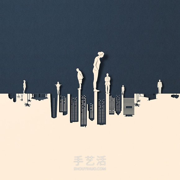 這些“紙”插圖展示全球變暖影響美國(guó)人的生活 -  itrip.net.cn