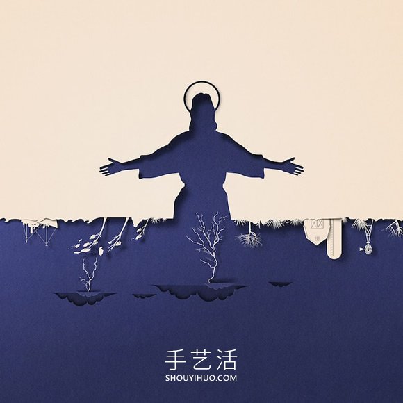 這些“紙”插圖展示全球變暖影響美國(guó)人的生活 -  itrip.net.cn