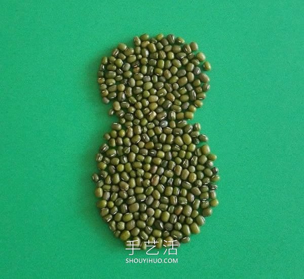 豆子粘貼畫老鼠簡單又漂亮 -  itrip.net.cn