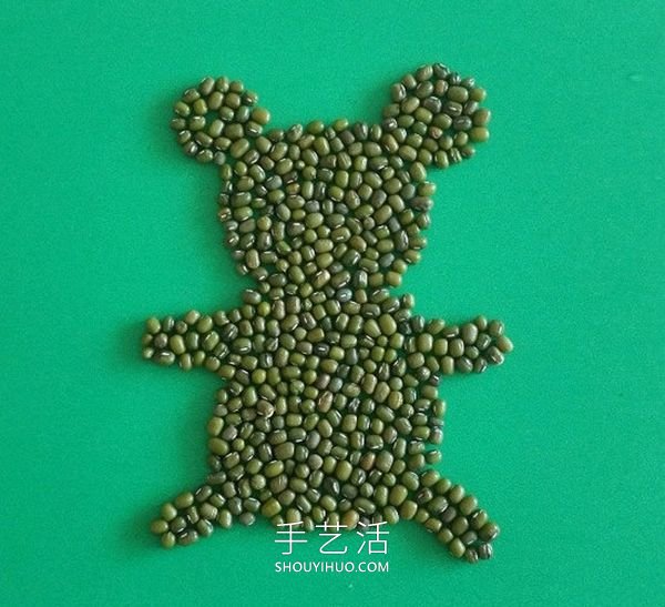 豆子粘貼畫老鼠簡單又漂亮 -  itrip.net.cn